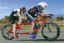 Forced Tandem Biking Comparison of forced pedaling rate vs.