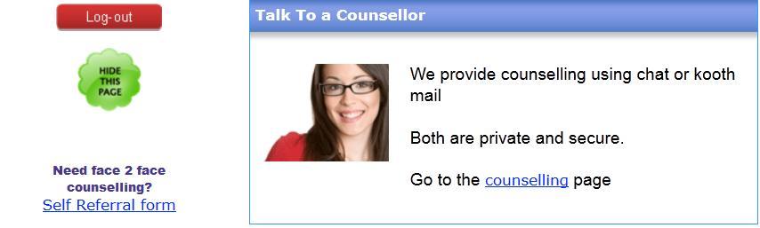 com experienced counsellors and mental health professionals and we are happy to do this for your local authority/ccg, or we can work with local face to face providers to deliver this part of the