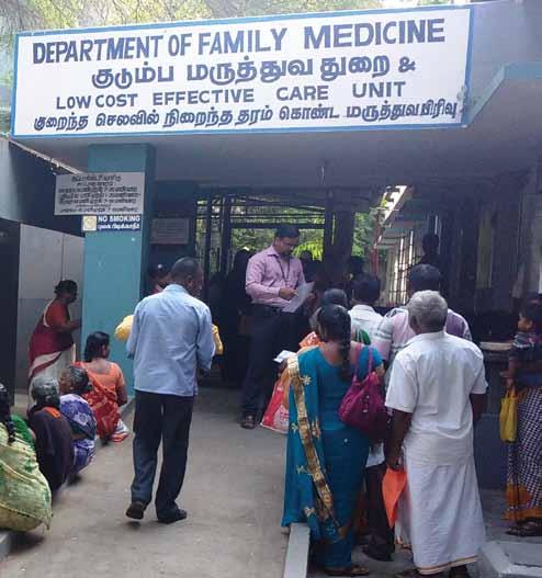 Statistics of Outreach Health Care Centres Community Health Department Christian Medical College Antenatal Attended in Mobile Clinic 6709 No. of patients seen in Doctor-led Clinic 20299 No.