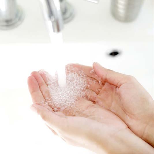 Ensure aseptic technique is used Hand hygiene Soap and water perineal