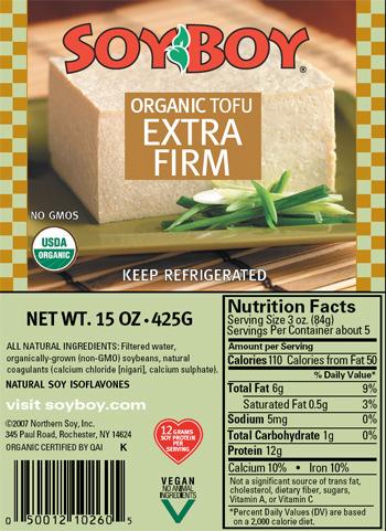 2 oz of tofu (or ¼ cup) contains at least 5 grams of protein [This is