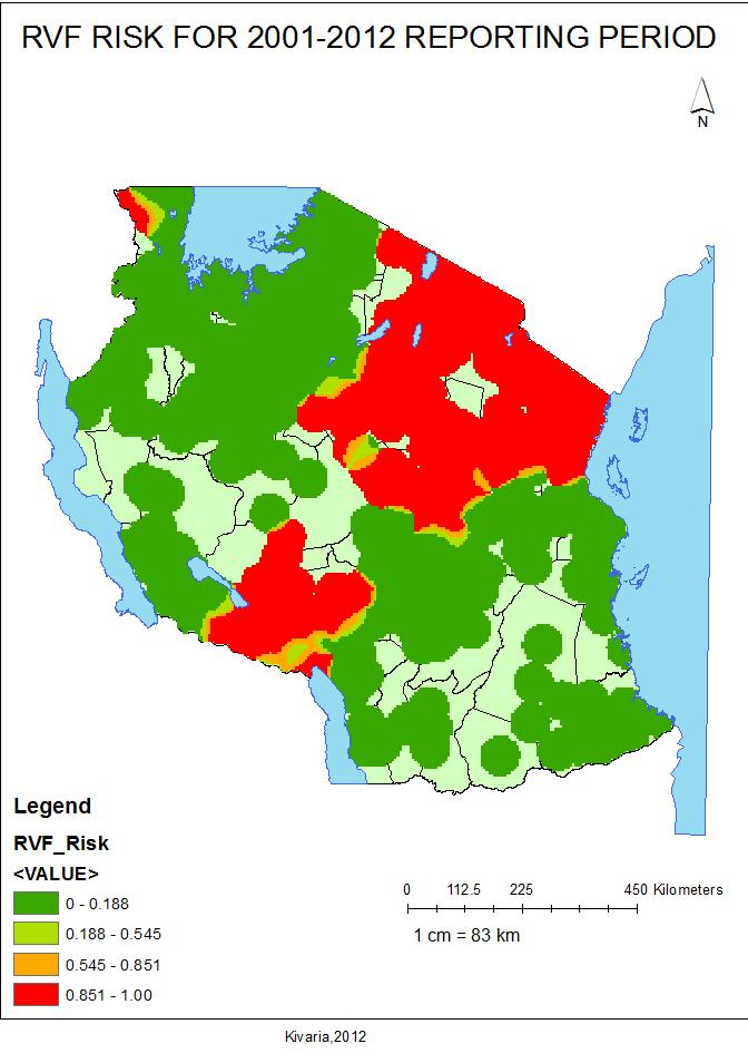 RVF related activities in Tanzania Vaccination campaign: 956,000 animal vaccinated in 2010 2013 Vector control Sentinel herd monitoring Use of impregnated bed nets in