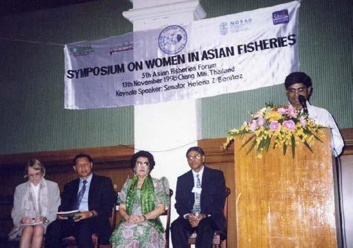 Nandeesha gives an opening address Introduced women in fisheries thru a photo comp Brought in outside partners