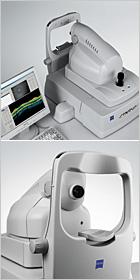 What happens during an eye exam Optical Coherence Tomography (OCT) OCT is a diagnostic tool for diseases of the macula (central retina) and optic nerve.