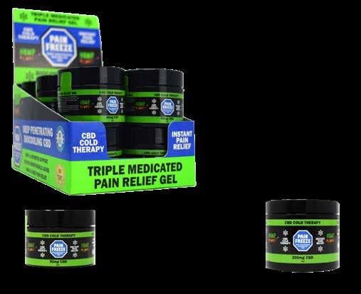 PREMIUM CBD PAIN FREEZE PAIN HAS MET ITS MATCH Using the same meticulous process as our other CBD
