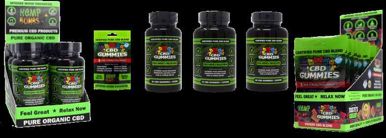 PREMIUM CBD GUMMIES Our gummies are one of the most in-demand products in the Hemp Bombs product line.