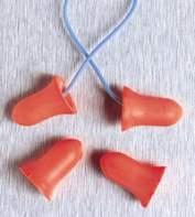 Hearing Protection Ear Plugs Earplugs are made of foam, rubber or