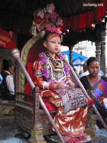 Three main issues.. Living goddess in Nepal: The Kumari Devi is a young girl who is considered to be a real goddess.