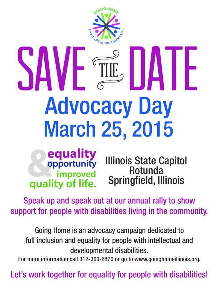 Advocacy Opportunity Page 7 Registration NOW OPEN! Register online at www.goinghomeillinois.org.