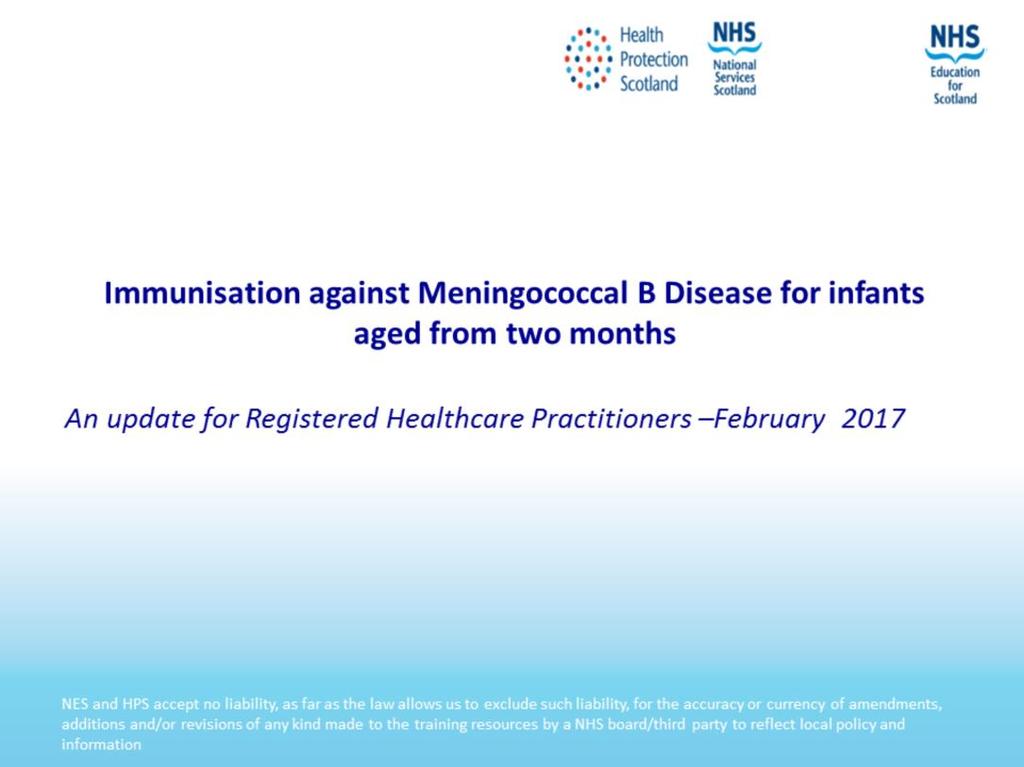 Background In 2010, the Joint Committee on Vaccination and Immunisation (JCVI) convened a meningococcal subcommittee to conduct a comprehensive and detailed assessment of the evidence on the