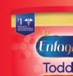 Enfagrow Toddler Next Step Vanilla fl avor has 22 total nutrients, such as DHA, prebiotics, iron, and vitamins C and E to help close nutritional gaps in toddler s diets and help support mental