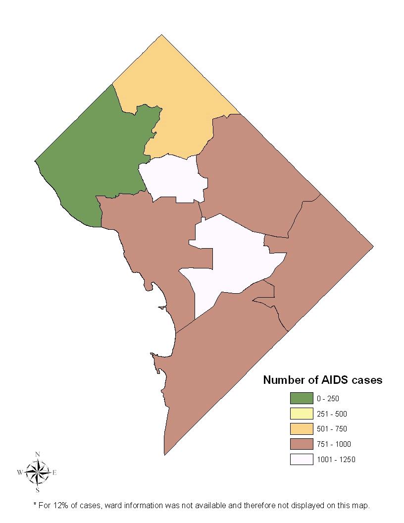 Section IX. Distribution of HIV/AIDS Cases Map 3.