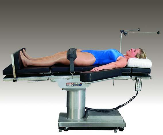 Maximum Positioning Capability The reliability and exceptional quality of the 6500 table has made our O.R. staff want all of our O.R. rooms equipped with Skytron.