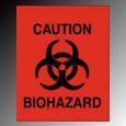 with a biohazard symbol.