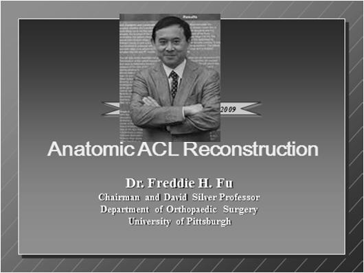 STATE OF THE ART OF ACL SURGERY (Advancements that have had an impact) David Drez, Jr., M.D. Clinical Professor of Orthopaedics LSU School of Medicine Financial Disclosure Dr.