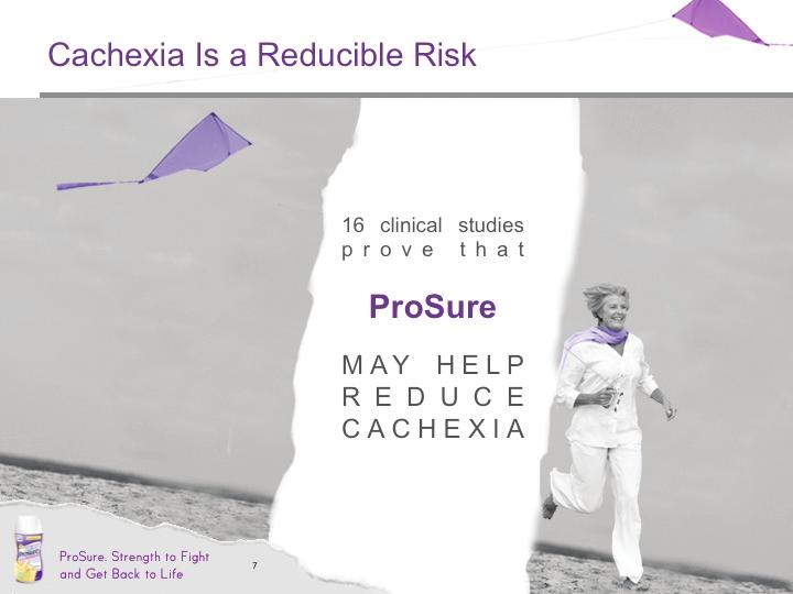 Cachexia is a reducible risk.