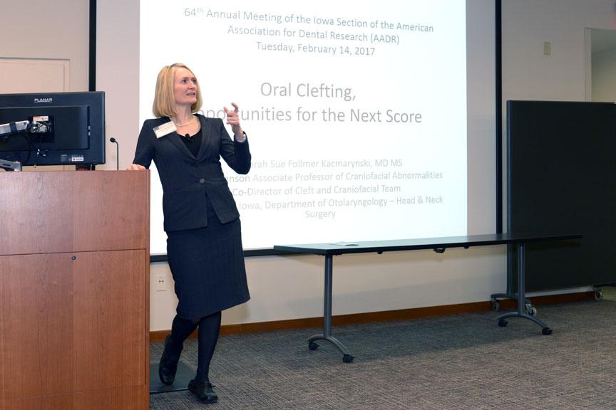 3 9 10 11 12 13 14 64 th Annual Meeting of the Iowa Section of AADR Held February 14 at the College of Dentistry: Pt.