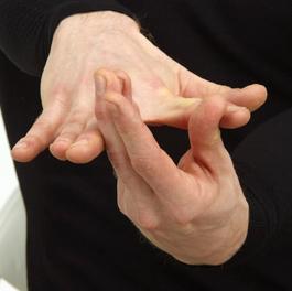Finger Ab/Adduction 1 & 2 Areas Being Stretched: Webbing of Fingers Muscles