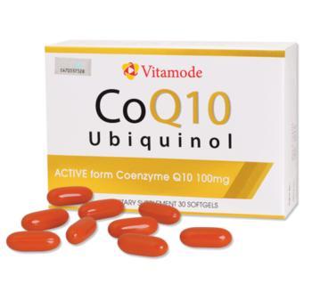 Vitamode CoQ10 Ubiquinol Ubiquinol is the converted ( reduced ), active form of Coenzyme Q10 (CoQ10) which is naturally produced by our body.