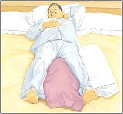 After Hip Replacement: Sleeping Positions Your new hip needs extra care while it heals. Follow your hip precautions to help you avoid injuring it.
