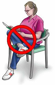 Do Not Cross Your Operated Leg or Ankle Over Your Non-Operated Leg.