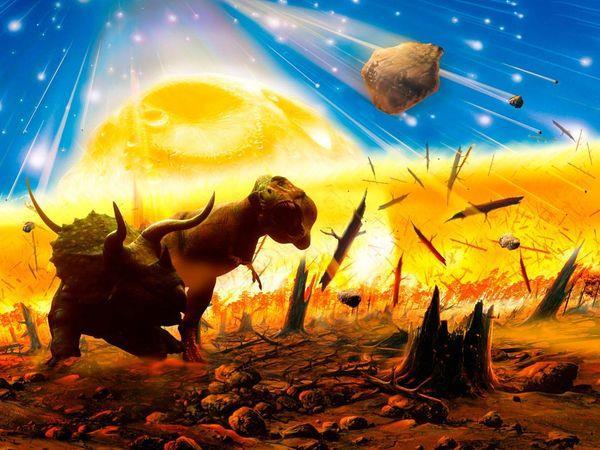 Mass extinctions are rare but much more intense.