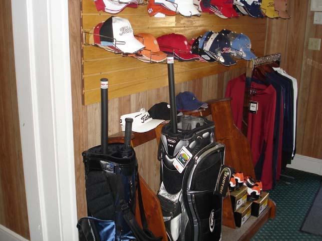 Display Friendly in your Store or Pro Shop Display with golf bags Takes up no additional space in your store Body Bar Flex