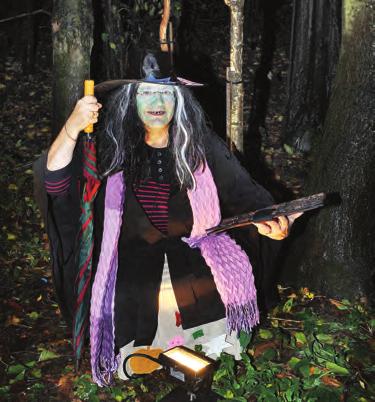 stories from a friendly story telling witch. The event was supported by the Friends of Irlam and Cadishead Parks and Irlam and Cadishead Community Committee.