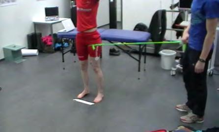 The Crab! Tip toes! Dynamic control whole Lower Limb! Two feet = Lower load! Knees forward and bum out evenly! Slight forward lean of trunk! Walk then scuttle sideways! www.rehabtrainer.com.au!