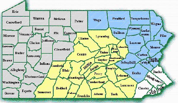 Montgomery County and Philadelphia