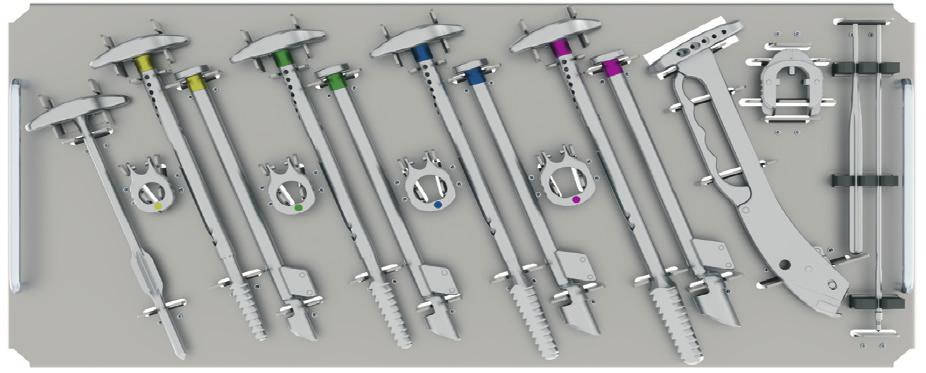 AEQUALIS ASCEND FLEX Express Humeral Instruments YKAD231SE (Top Tray) Reference Description MWF101 Starter Awl MWF041 Punch Template size 1-2 MWF021 Sounder Size 1-2 MWF031 Punch Size 1-2 MWF043