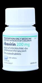 Constituents of VIEKIRA PAK-RBV for HCV GT 1a Co-formulated paritaprevir/ritonavir (PTV/r) 75 mg/50 mg plus ombitasvir (OBV) 12.