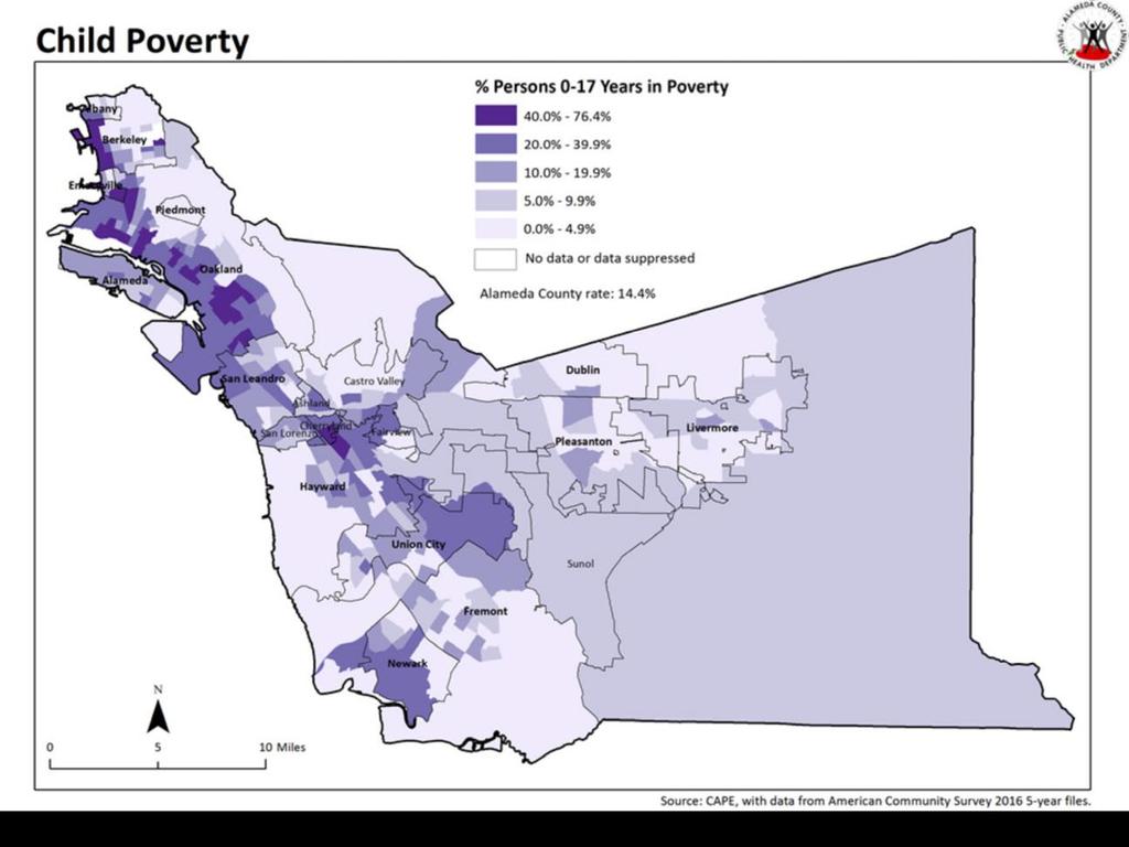 Child Poverty The poverty rate is defined by the federal Office of Management and Budget (OMB) by the income and size of the household.