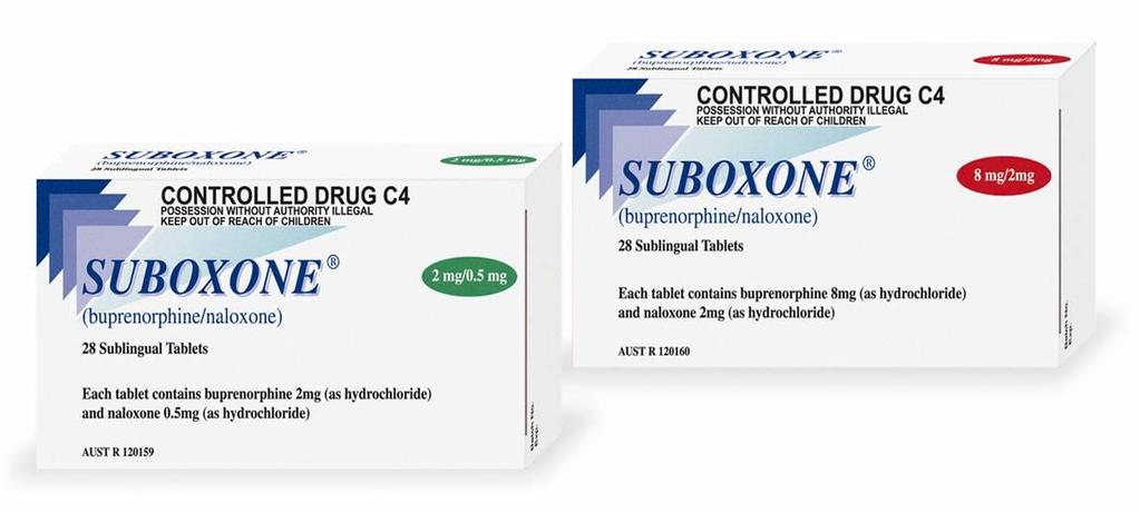 Suboxone Combination sublingual tablet comprising of buprenorphine and