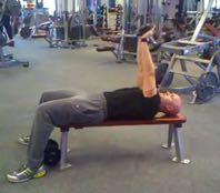 Pause briefly, then use your lats and chest to bring the dumbbell back to the start position. Keep your abs braced.