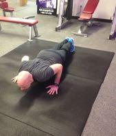 Explosive Pushup Start in the top of a pushup position Lower your body while maintaining a straight