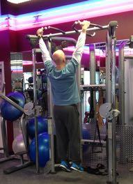 Pull-up Grasp the bar with an overhand, wide grip.
