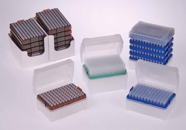 Tip Refill System The Axygen tip refill system contains a durable refill rack that can be easily refilled by hand and is