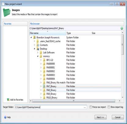 Select the folder containing the DICOM images of the CT scan, MIMICs will detect the order based on the file names of