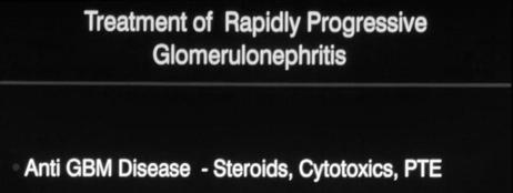 Rapidly Progressive Glomerulonephritis Rapidly progressive renal failure (weeks) RPGN =