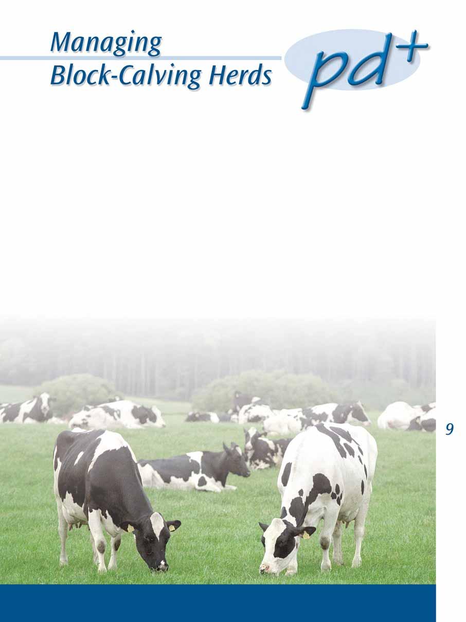 Evaluating the advantages of block-calving Establishing the targets required to maintain a block-calving pattern Examining specific management requirements.