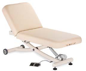 PowerAssist Salon Top, extra foot pedal, Flex Arms, Neck Roll, Head Pillow, and Deluxe Adjustable Headrest.