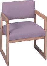 5 Reception Chair Hardwood frame construction and high-grade fabric or vinyl.