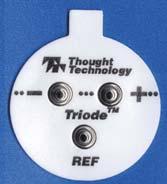 ELECTRODES/SENSORS Triode Electrodes Standard 2cm spacing of silver-silver chloride electrodes.
