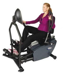 RECUMBENT ELLIPTICAL TRAINERS NuStep T4r Recumbent Cross Trainer Total body workout. Smooth and natural stepping movement. Display is easy to read and use. Sturdy grab ring for support and safety.