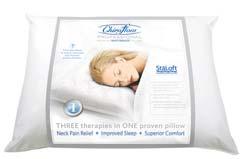 080660 Chiroflow Pillow MediFlow Pillow Relieves cervical pain and associated headaches. Adjusts to any sleeping position and provides responsive support for the head and neck.