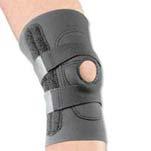 Suitable for mild MCL, LCL, and/or ACL, PCL instabilities, this neoprene brace is an ideal intermediate level product that can be used in sporting events.