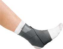 Ankle Support With Figure-8 Strap Ankle Circumference 080563 X-Small/Medium 7 to 10 080564 Large/X-Large 10 to 14 080566 XX-Large 14 to 16 The Allsport Ankle Ortho II Simulates the lateral and medial