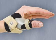 082064 Medium/Large Black 082065 Medium/Large Gray 3pp Thumsling Long NP Soft, foam-lined splint features a contoured strap that supports the thumb and wrist to reduce pain from