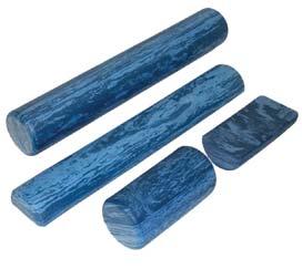 Half Round 090113 6x36 090115 6x12 Round 090112 6x36 090114 6x12 Thera-Band Foam Roller Wraps Supports varying degrees of tissue mobilization in 4 successive colors of